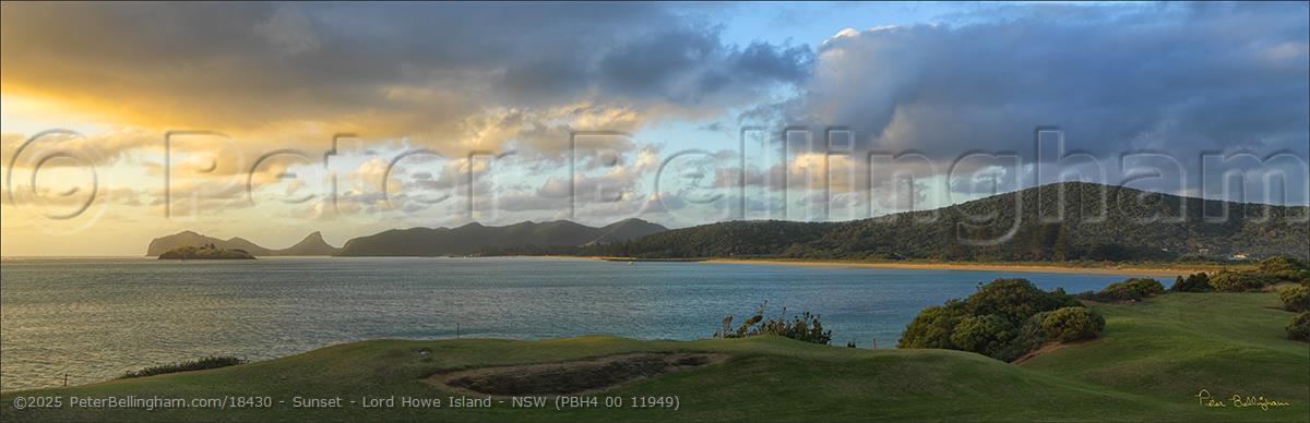 Peter Bellingham Photography Sunset - Lord Howe Island - NSW (PBH4 00 11949)